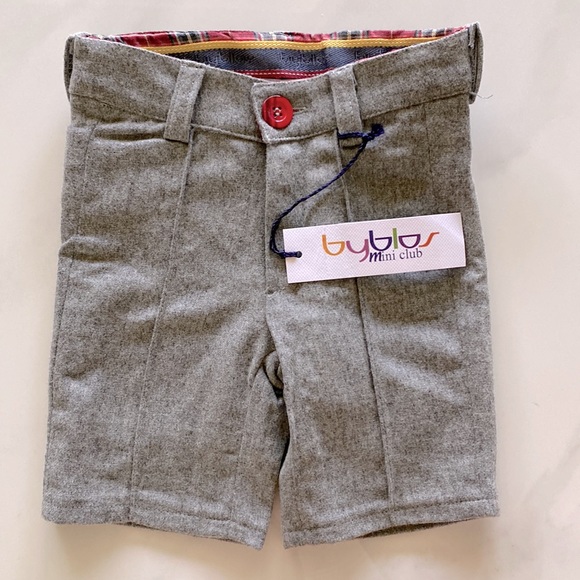 Byblos Mini Club Boys Shorts Gray New - Picture 1 of 8